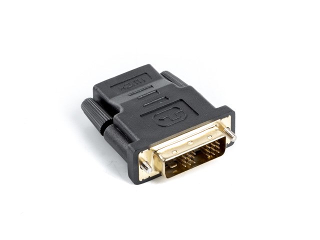 Lanberg AD-0013-BK cable gender changer HDMI DVI-D 18+1 Single Link Black Lanberg AD-0013-BK cable gender changer HDMI DVI-D 18+1 Single Link Black