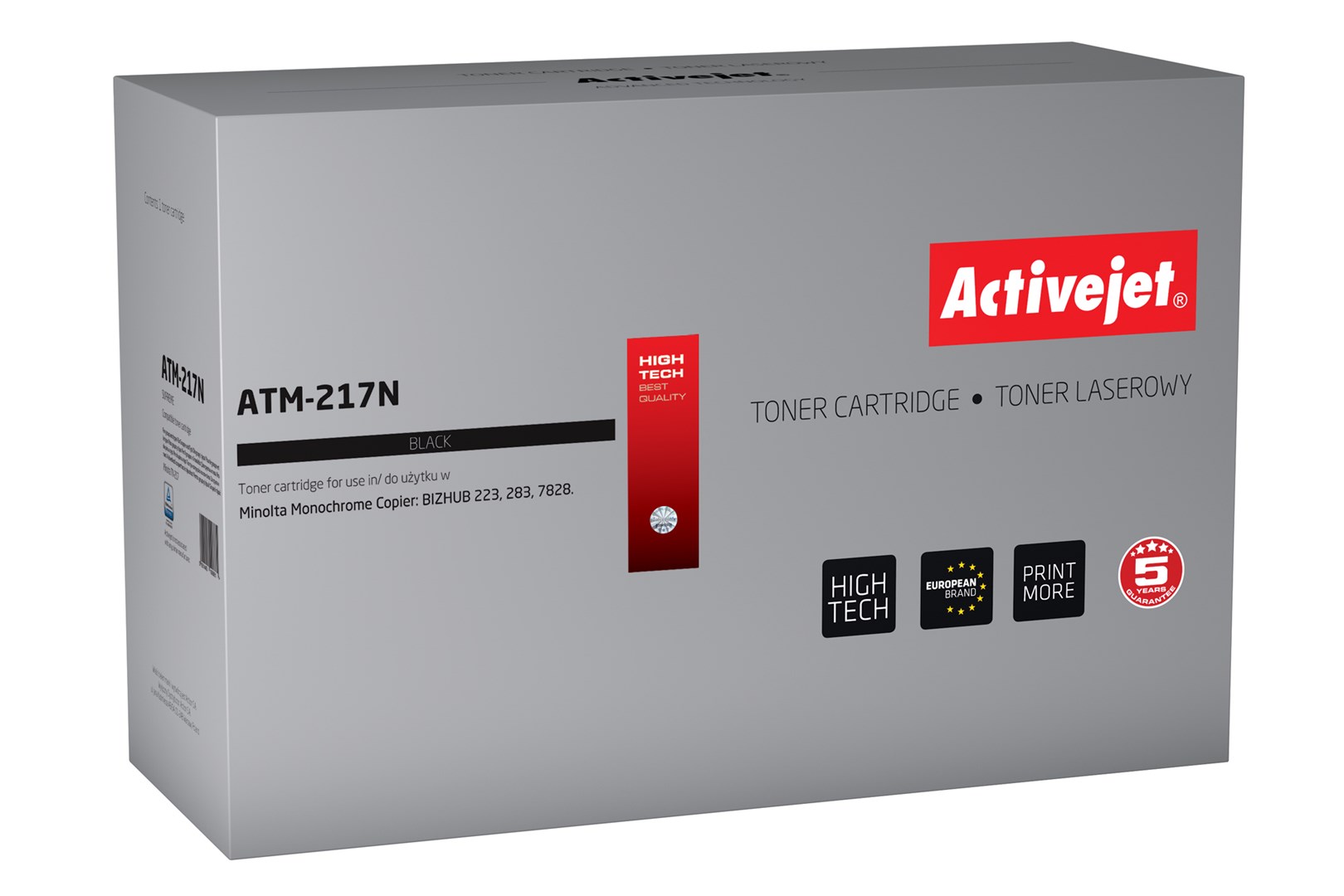 Activejet ATM-217N toner (replacement for Konica Minolta TN217; Supreme; 17500 pages; black) Activejet ATM-217N toner (replacement for Konica Minolta TN217; Supreme; 17500 pages; black)