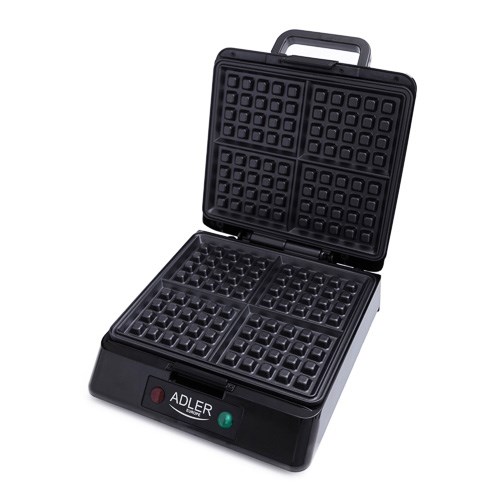 Adler AD 3036 waffle iron 4 waffle(s) Black,Grey 1500 W Adler AD 3036 waffle iron 4 waffle(s) Black,Grey 1500 W