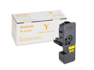 KYOCERA TK-5220Y toner cartridge 1 pc(s) Original Yellow KYOCERA TK-5220Y toner cartridge 1 pc(s) Original Yellow