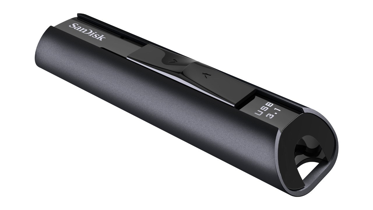 SanDisk Extreme Pro USB flash drive 128 GB USB Type-A 3.2 Gen 1 (3.1 Gen 1) Black SanDisk Extreme Pro USB flash drive 128 GB USB Type-A 3.2 Gen 1 (3.1 Gen 1) Black