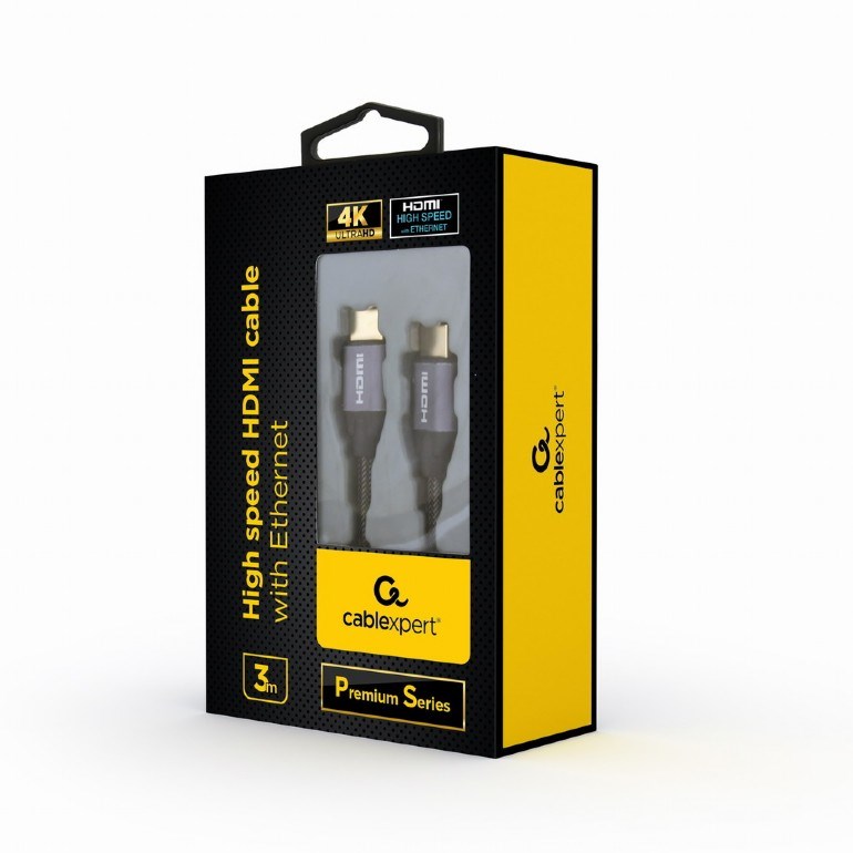 Gembird CCBP-HDMI-3M HDMI cable HDMI Type A (Standard) Grey Gembird CCBP-HDMI-3M HDMI cable HDMI Type A (Standard) Grey