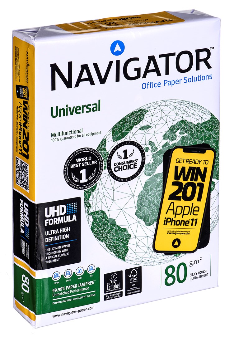 Paper copier office Universal Premium Navigator 8247A80 (A4; 80g/m2; 500 sheets; paper white) Paper copier office Universal Premium Navigator 8247A80 (A4; 80g/m2; 500 sheets; paper white)