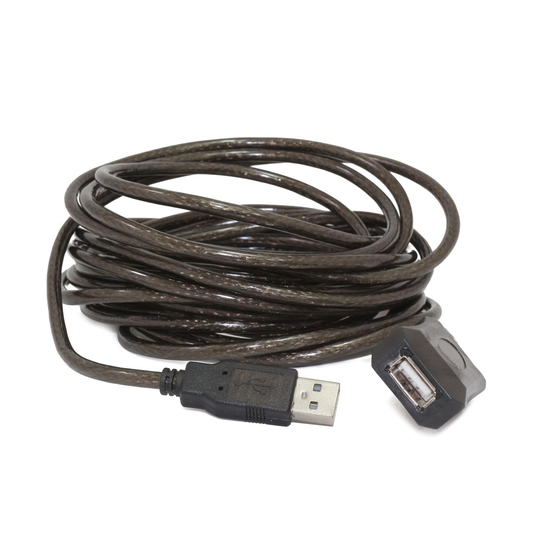 Gembird USB A/USB A M/F 5m USB cable USB 2.0 Black Gembird USB A/USB A M/F 5m USB cable USB 2.0 Black