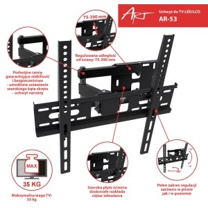 Mount to the 22"-55" TV ART AR-53 35KG Mount to the 22"-55" TV ART AR-53 35KG