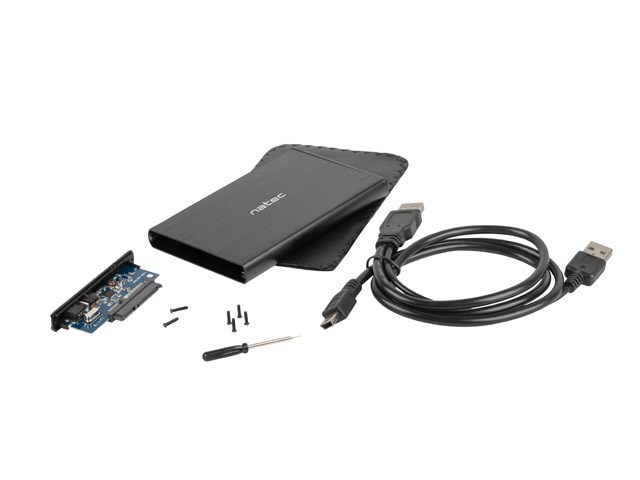 Natec Genesis Rhino 2.5" HDD enclosure Black Natec Genesis Rhino 2.5" HDD enclosure Black