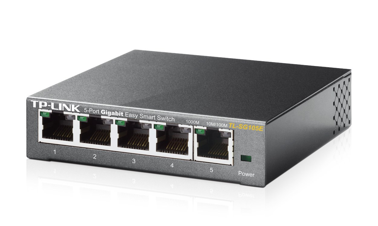 TP-Link 5-Port Gigabit Easy Smart Switch TP-Link 5-Port Gigabit Easy Smart Switch