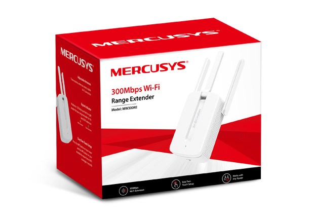 Mercusys MW300RE network extender Network transmitter & receiver White Mercusys MW300RE network extender Network transmitter & receiver White