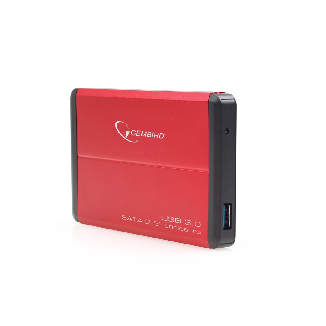 Gembird EE2-U3S-2-R storage drive enclosure 2.5" HDD enclosure Red Gembird EE2-U3S-2-R storage drive enclosure 2.5" HDD enclosure Red