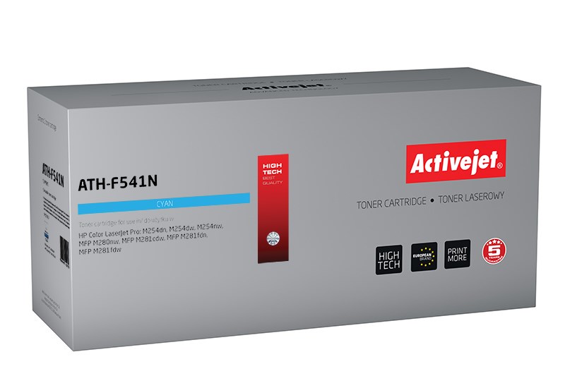 Activejet ATH-F541N toner (replacement for HP 203A HP203A CF541A CRG 054 CRG054; Supreme; 1300 pages; cyan) Activejet ATH-F541N toner (replacement for HP 203A HP203A CF541A CRG 054 CRG054; Supreme; 1300 pages; cyan)