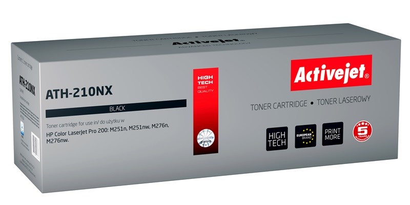 Activejet ATH-210NX Toner (replacement for HP 131X CF210X, Canon CRG-731BH; Supreme; 2400 pages; black) Activejet ATH-210NX Toner (replacement for HP 131X CF210X, Canon CRG-731BH; Supreme; 2400 pages; black)