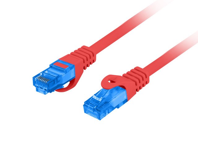 LANBERG PATCHCORD S/FTP CAT.6A 1M RED LSZH LANBERG PATCHCORD S/FTP CAT.6A 1M RED LSZH