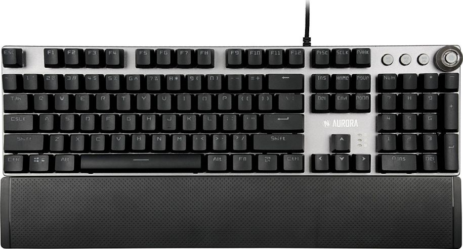 iBox Aurora K-3 keyboard USB QWERTY Silver iBox Aurora K-3 keyboard USB QWERTY Silver
