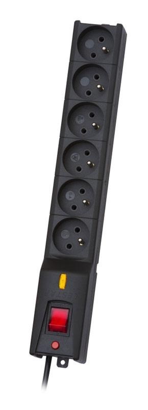LESTAR LX 610 G-A K.:CZ 3.0M power extension 5 m 230 AC outlet(s) Indoor Black LESTAR LX 610 G-A K.:CZ 3.0M power extension 5 m 230 AC outlet(s) Indoor Black