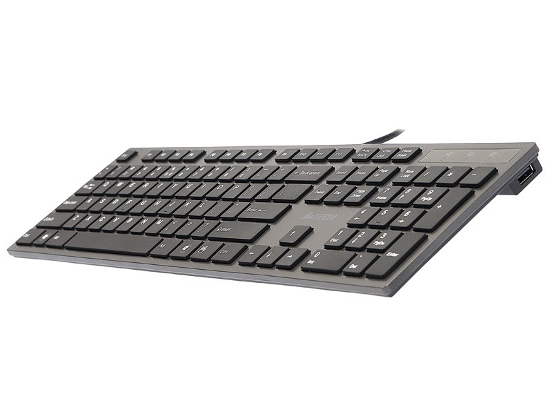 A4Tech KV-300H keyboard USB QWERTY Black, Grey A4Tech KV-300H keyboard USB QWERTY Black, Grey