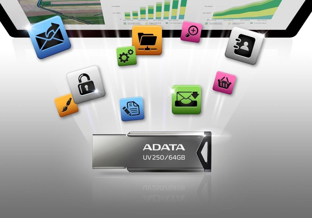 ADATA UV250 USB flash drive 32 GB USB Type-A 2.0 Silver ADATA UV250 USB flash drive 32 GB USB Type-A 2.0 Silver