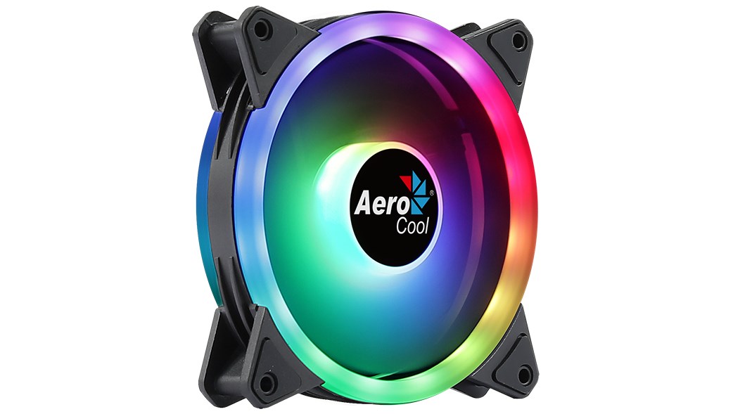 Aerocool Duo 12 ARGB 6-pin Computer case Fan 12 cm Black Aerocool Duo 12 ARGB 6-pin Computer case Fan 12 cm Black