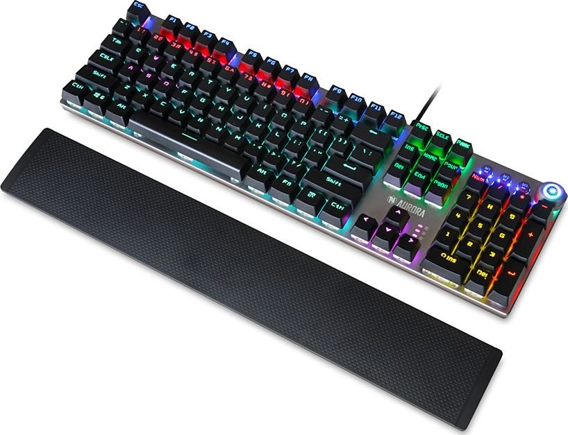 iBox Aurora K-3 keyboard USB QWERTY Silver iBox Aurora K-3 keyboard USB QWERTY Silver