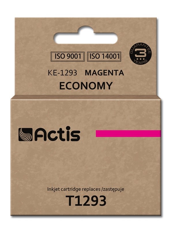 Actis KE-1293 Ink (replacement for Epson T1293; Standard; 15 ml; magenta) Actis KE-1293 Ink (replacement for Epson T1293; Standard; 15 ml; magenta)