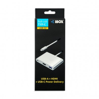 iBox IUH3CFT1 notebook dock/port replicator USB 3.2 Gen 1 (3.1 Gen 1) Type-C Silver iBox IUH3CFT1 notebook dock/port replicator USB 3.2 Gen 1 (3.1 Gen 1) Type-C Silver