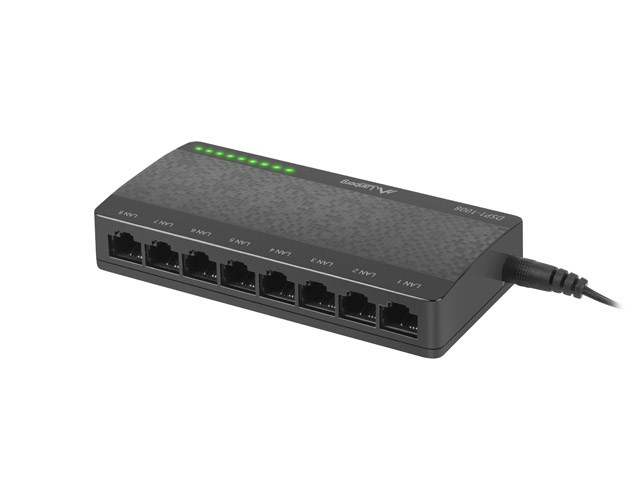 LANBERG SWITCH DSP1-1008 (8-PORT, 1GB/S) LANBERG SWITCH DSP1-1008 (8-PORT, 1GB/S)