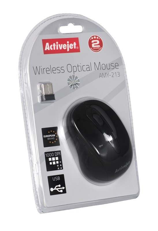 Activejet AMY-213 mouse wireless optical USB mouse Activejet AMY-213 mouse wireless optical USB mouse