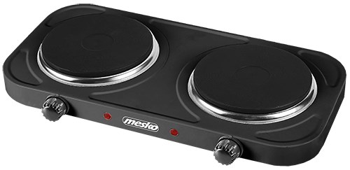 Mesko Home MS 6509 hob Black Countertop Sealed plate 2 zone(s) Mesko Home MS 6509 hob Black Countertop Sealed plate 2 zone(s)