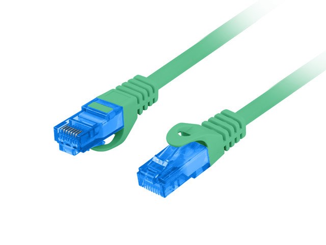LANBERG PATCHCORD S/FTP CAT.6A 0.5M GREEN LSZH LANBERG PATCHCORD S/FTP CAT.6A 0.5M GREEN LSZH