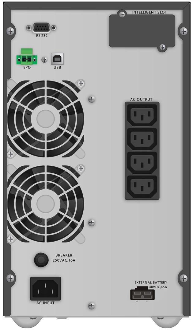 PowerWalker VFI 2000 TGB Double-conversion (Online) 2 kVA 1800 W 4 AC outlet(s) PowerWalker VFI 2000 TGB Double-conversion (Online) 2 kVA 1800 W 4 AC outlet(s)