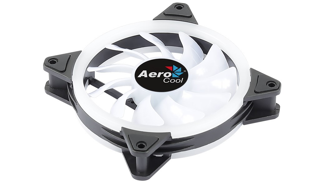 Aerocool Duo 12 ARGB 6-pin Computer case Fan 12 cm Black Aerocool Duo 12 ARGB 6-pin Computer case Fan 12 cm Black