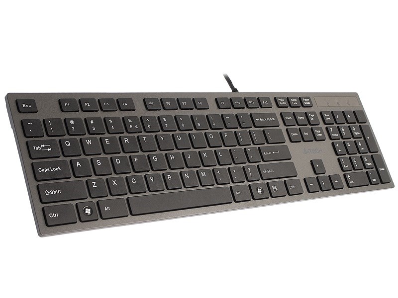 A4Tech KV-300H keyboard USB QWERTY Black, Grey A4Tech KV-300H keyboard USB QWERTY Black, Grey