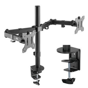 Maclean MC-884 monitor mount / stand 81.3 cm (32") Black Desk Maclean MC-884 monitor mount / stand 81.3 cm (32") Black Desk