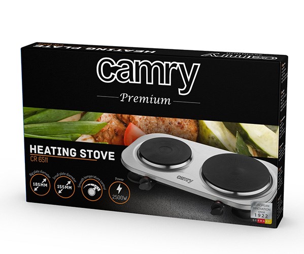 Camry CR 6511 stove Freestanding Black,Stainless steel Electric Camry CR 6511 stove Freestanding Black,Stainless steel Electric