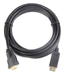 Gembird CC-DPM-DVIM-6 video cable adapter 1.8 m DisplayPort DVI Black Gembird CC-DPM-DVIM-6 video cable adapter 1.8 m DisplayPort DVI Black
