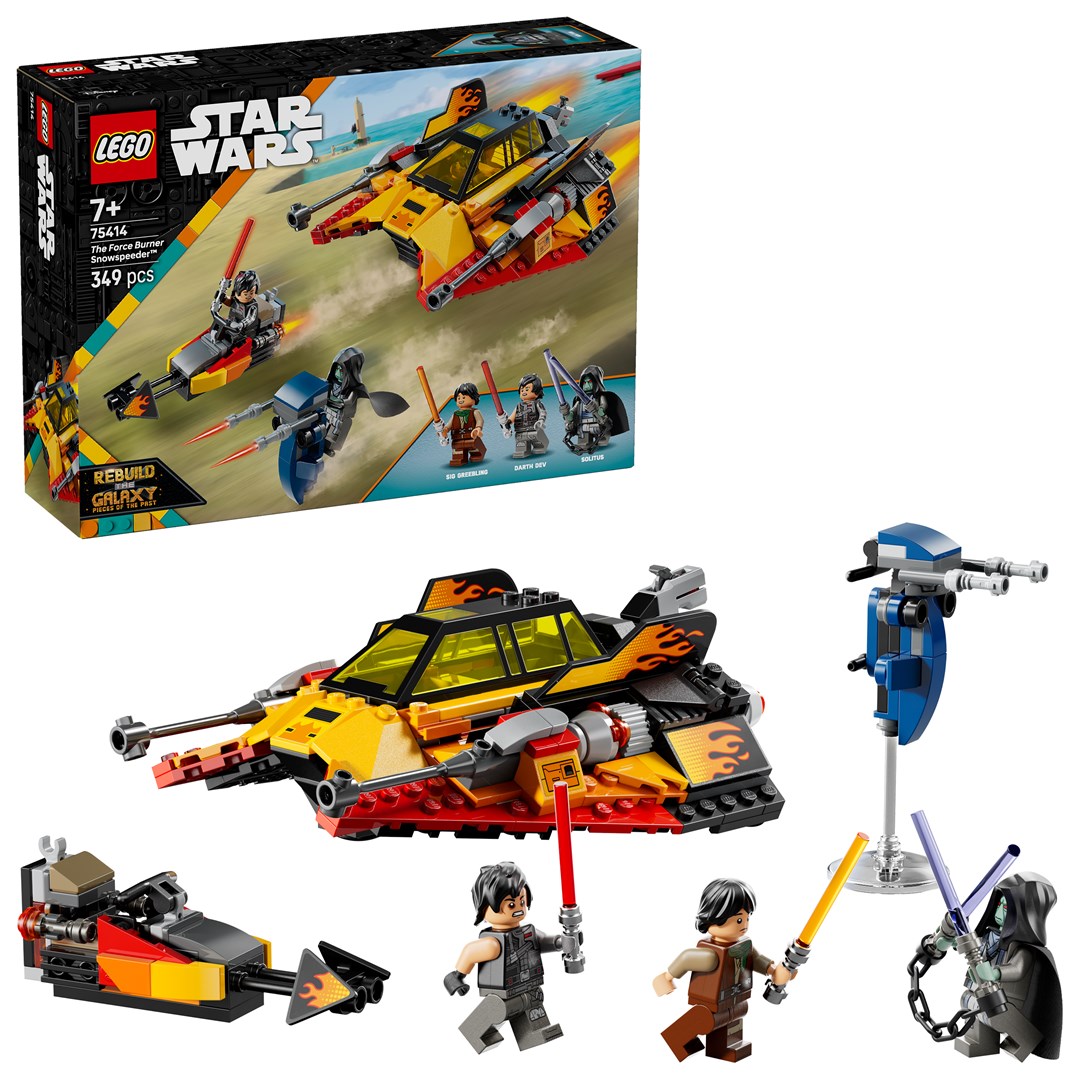 фото Блоковий конструктор LEGO Star Wars The Force Burner Сніжний винищувач (75414) 1