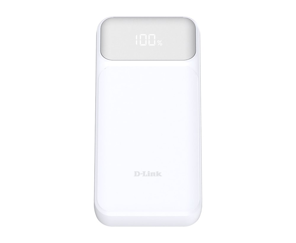 фото Зовнішній акумулятор (павербанк) D-Link 20000mAh 65W White (DPP-201) 1