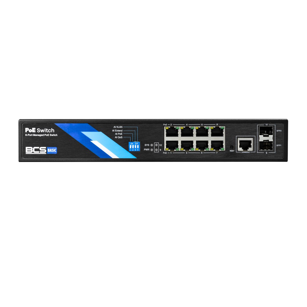 фото Комутатор Smart BCS B-SP08G-2SFP-M 1