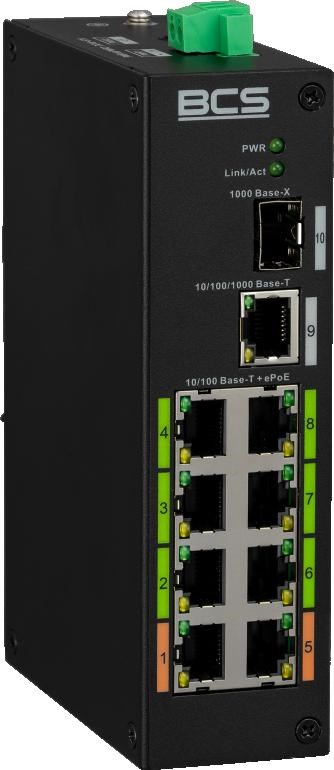фото Комутатор некерований BCS L-SP08E01G-1SFP(2) 2