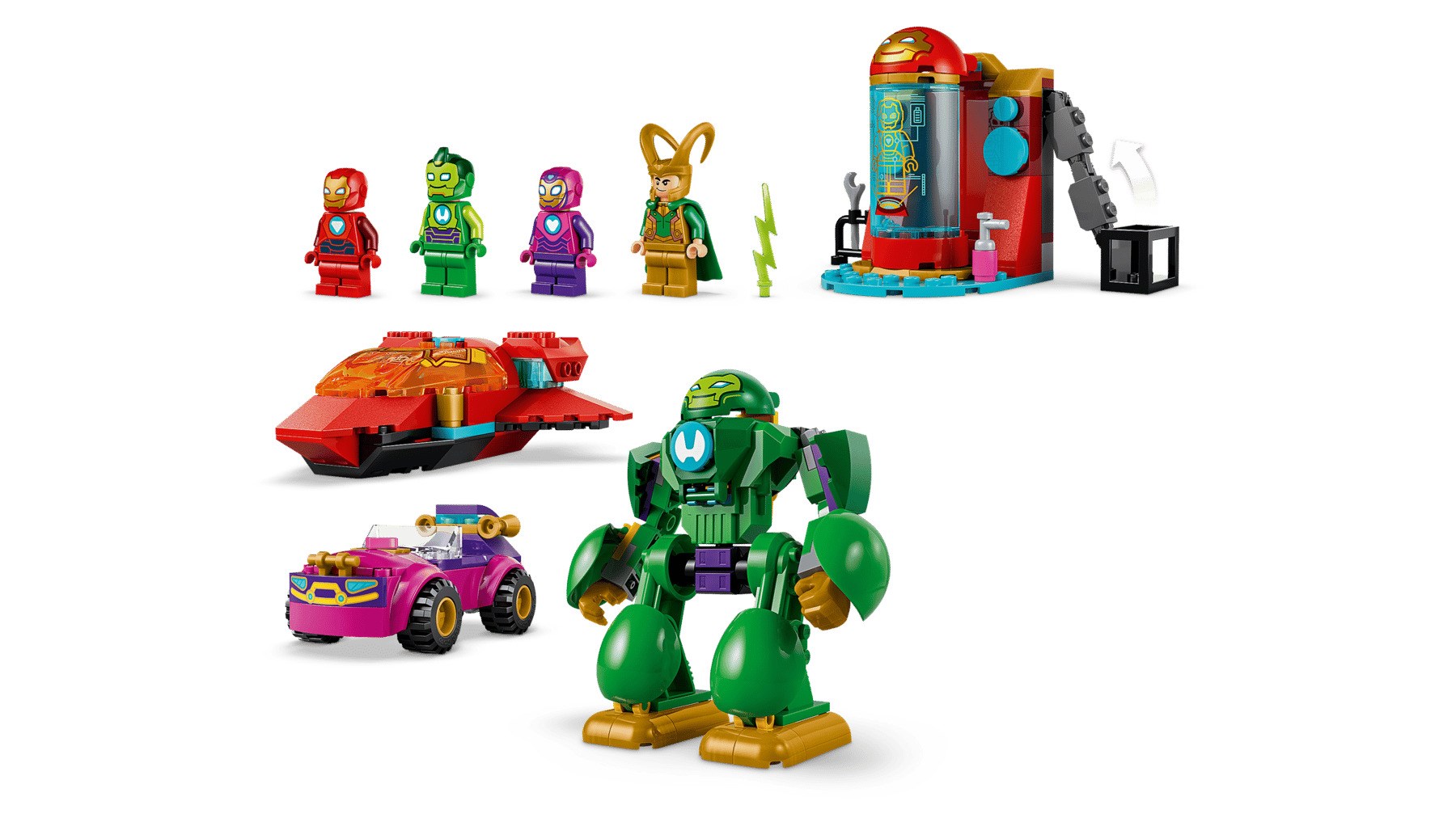 фото Блоковий конструктор LEGO Disney Junior Marvel Локі проти команди Залізної Людини (11211) 3