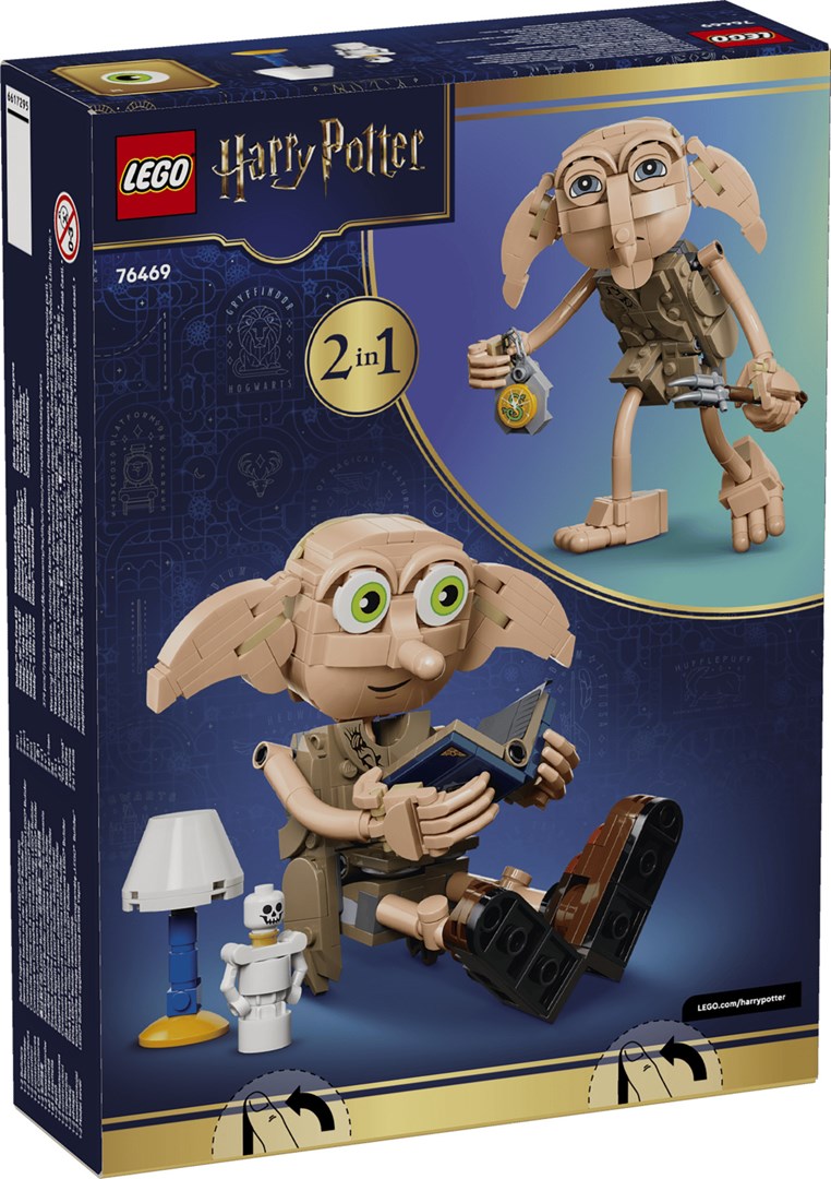 фото Блоковий конструктор LEGO Harry Potter Добі, вільний ельф (76469) 1