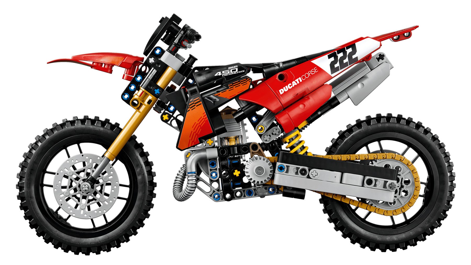 фото Блоковий конструктор LEGO Technic Ducati Desmo450 MX Factory Motorcycle (42238) 3