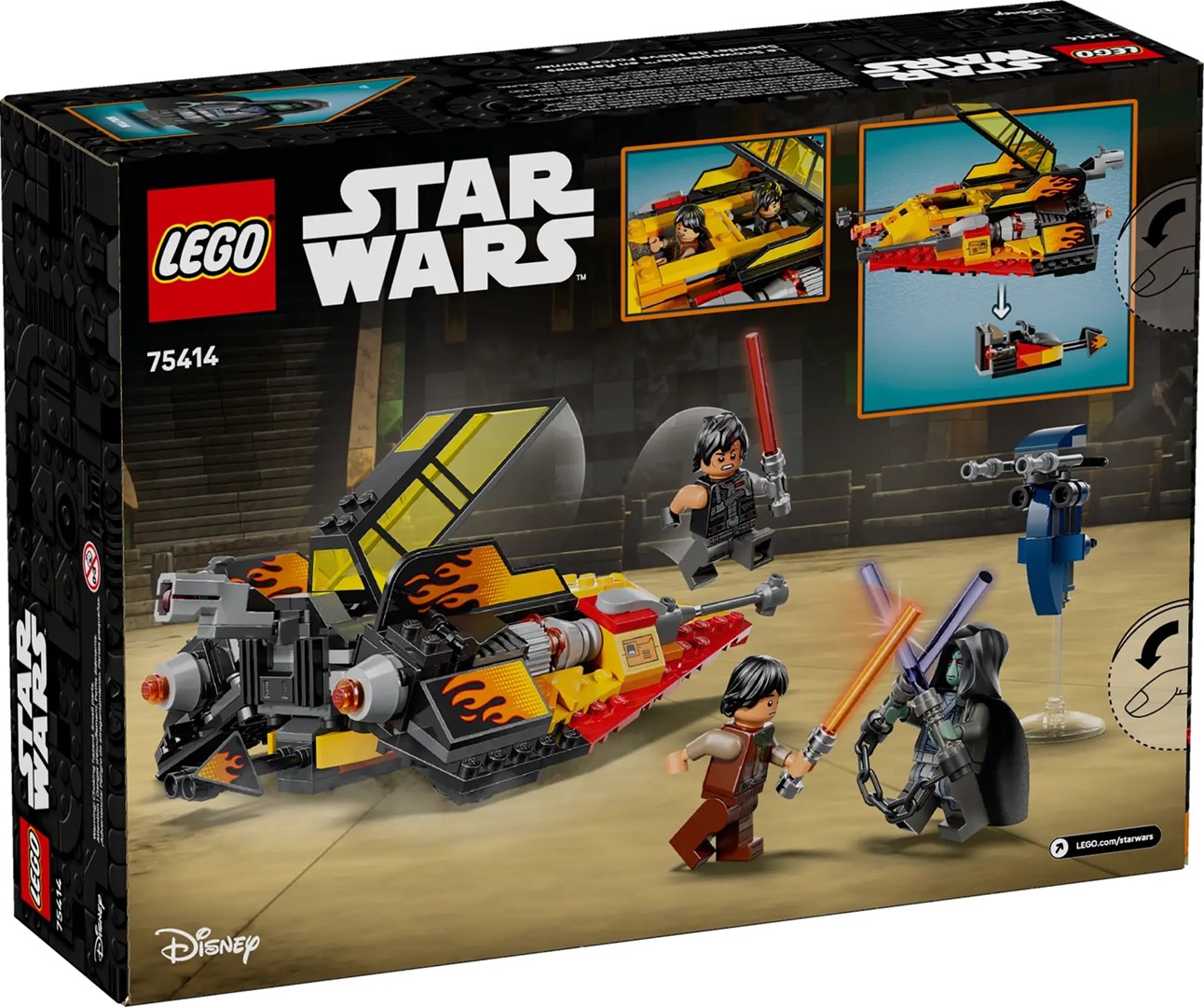 фото Блоковий конструктор LEGO Star Wars The Force Burner Сніжний винищувач (75414) 2