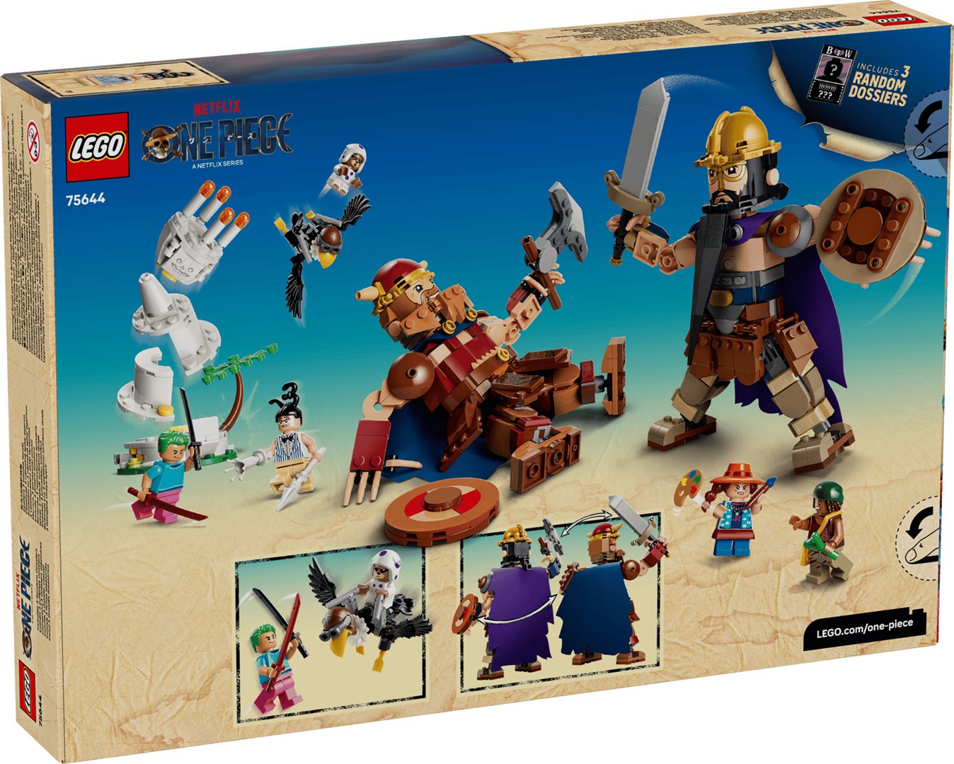 фото Блоковий конструктор LEGO One Piece Dorry vs Brogy Giants of Little Garden (75644) 1