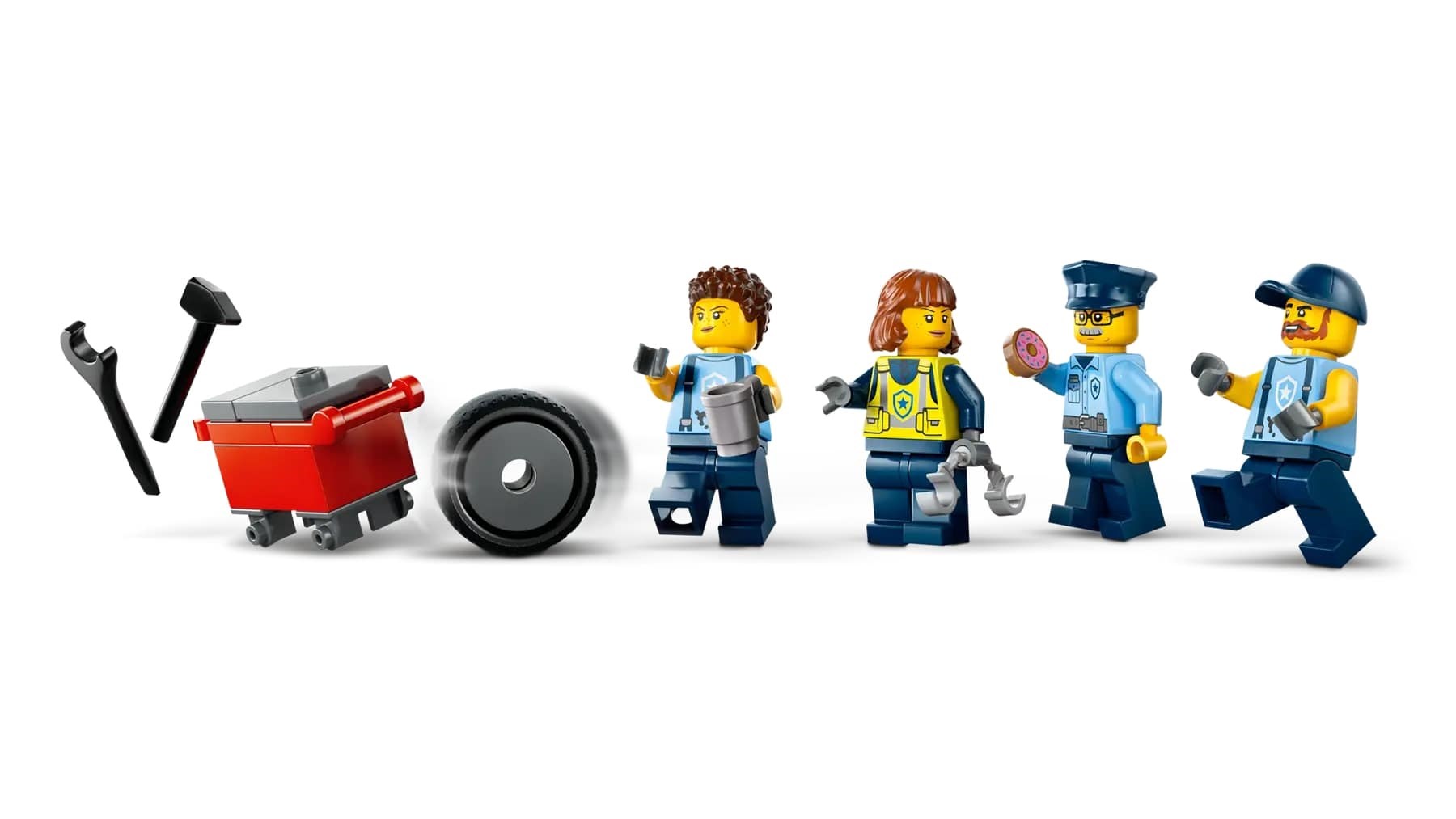 фото Блоковий конструктор LEGO City Спеціальний гараж для поліцейських автомобілів (60457) 3