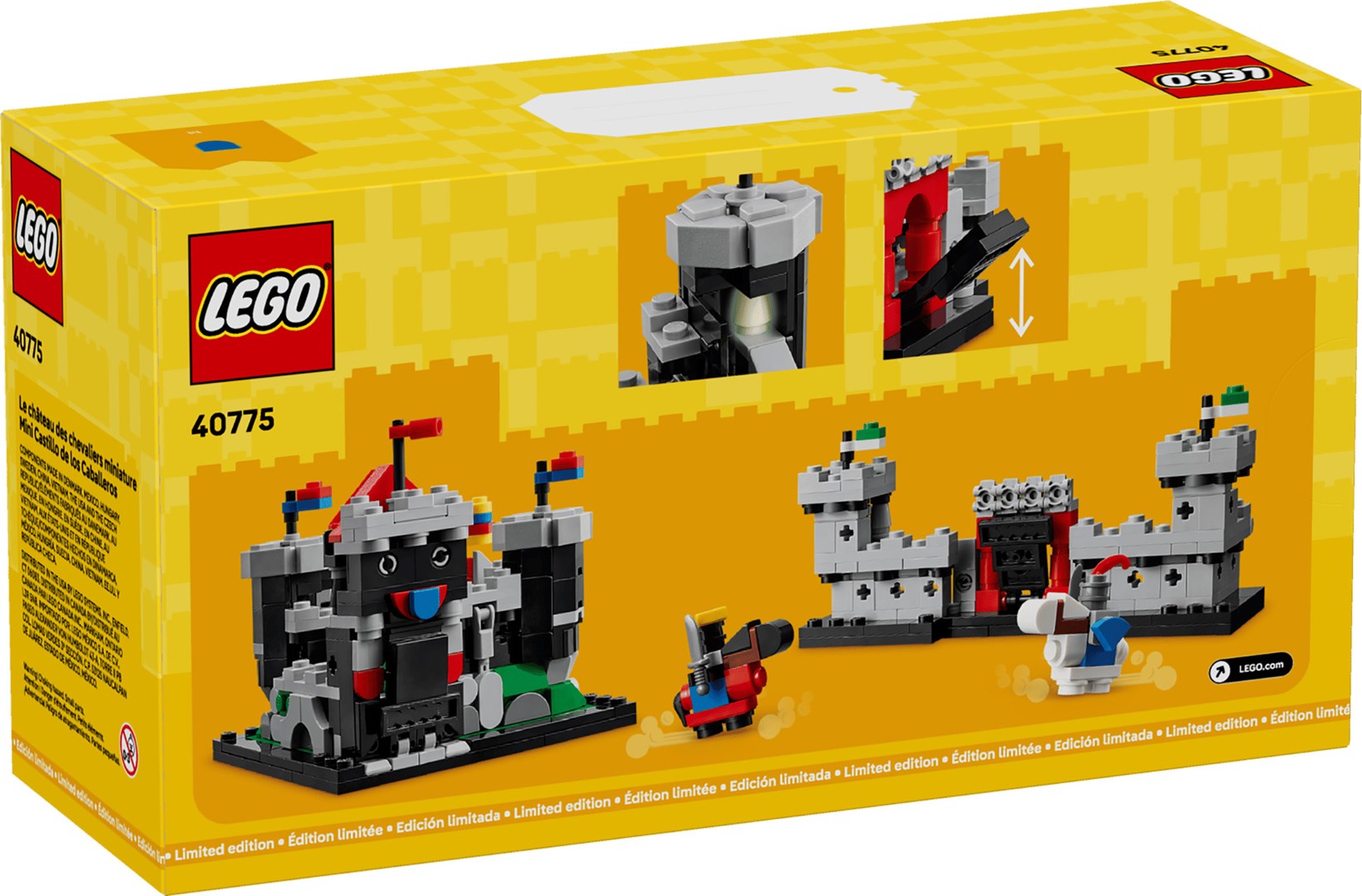 фото Блоковий конструктор LEGO Creator Міні-лицарський замок (40775) 1