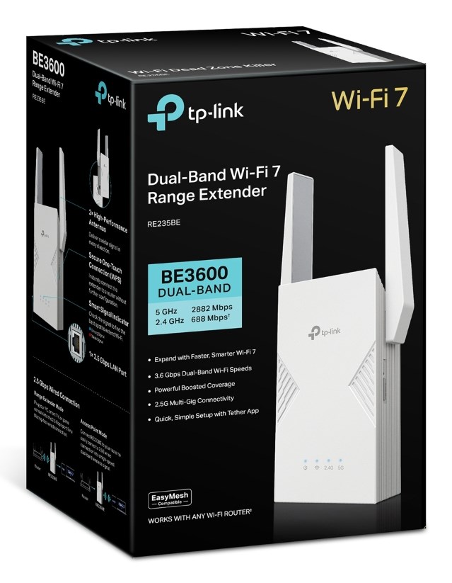 фото Підсилювач Wi-Fi TP-Link RE235BE