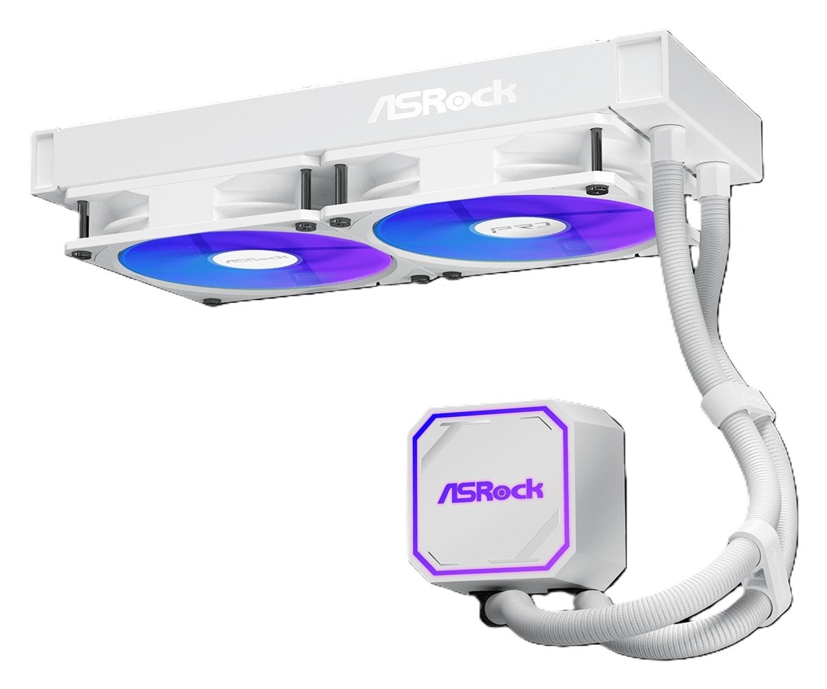 фото Водяне охолодження ASRock Pro White 240 ARGB 3