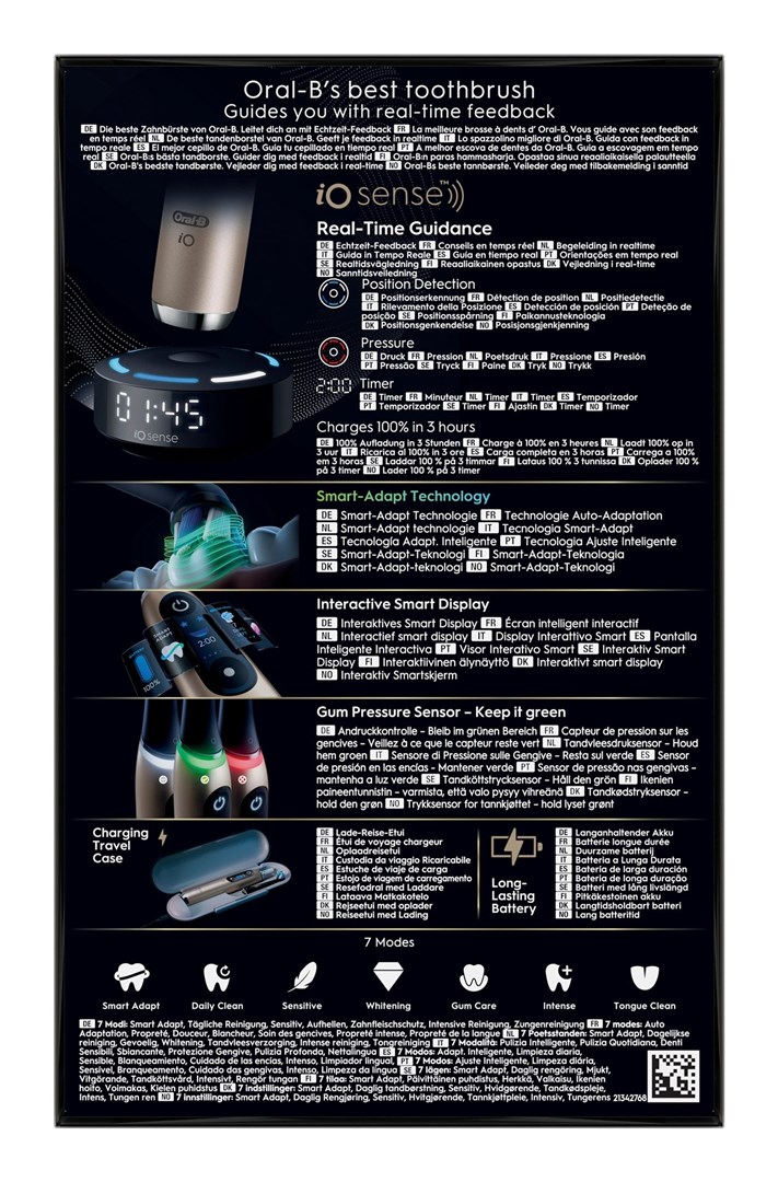 фото Електрична зубна щітка Oral-B iO Series 10 Special Edition Lunar Gold 2