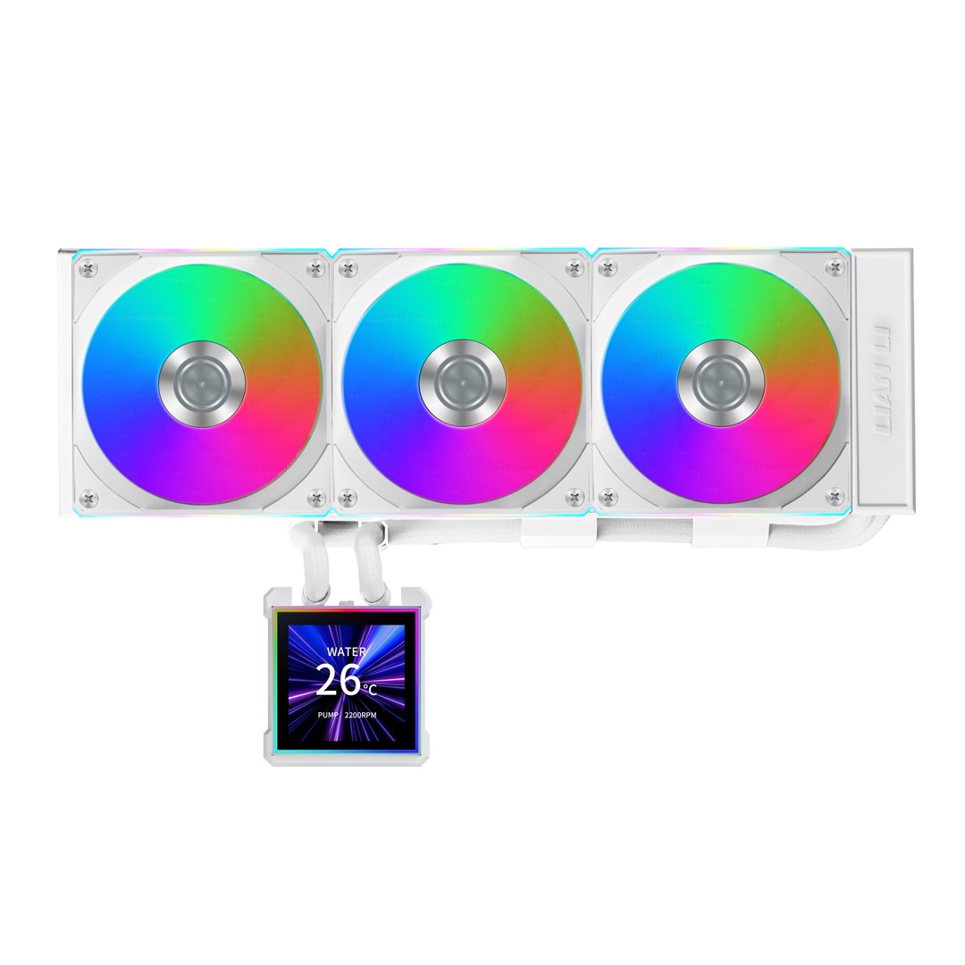 фото Водяне охолодження Lian Li HydroShift II LCD-S 360CL White (G89.GHS2LCDS36CW.00) 3
