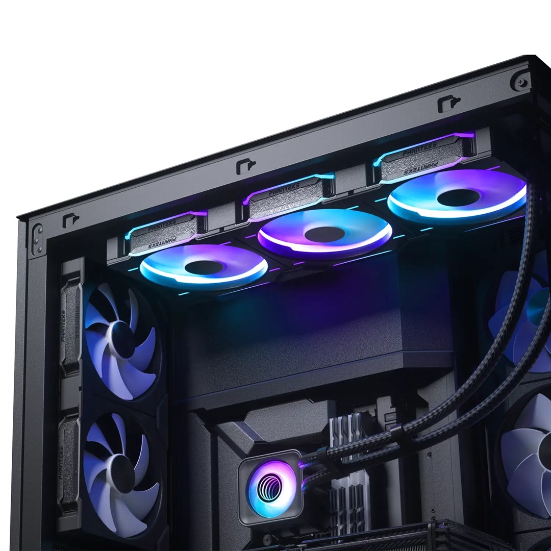 фото Водяне охолодження Phanteks Glacier One 420D30 X2 Black (PH-GO420D30_DBK02) 2